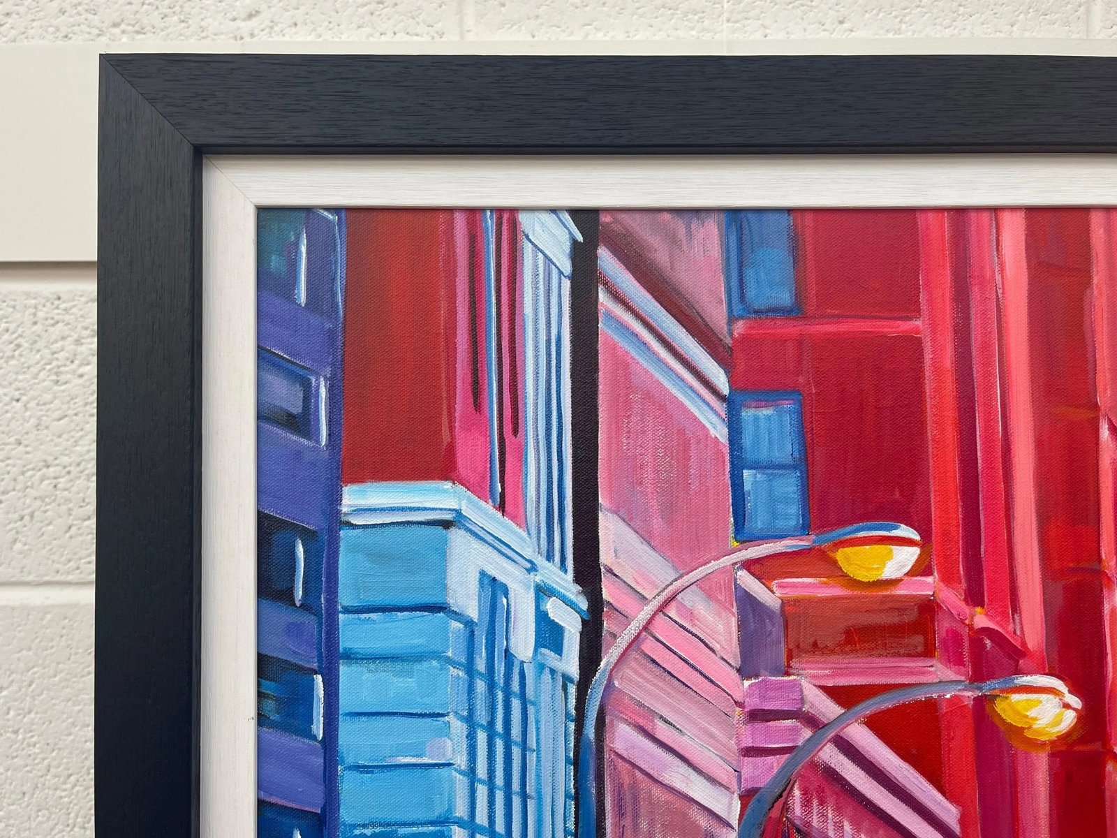 Sunset at Washington Avenue Historic District - Unique Original Art by Contemporary British Artist, - 4
