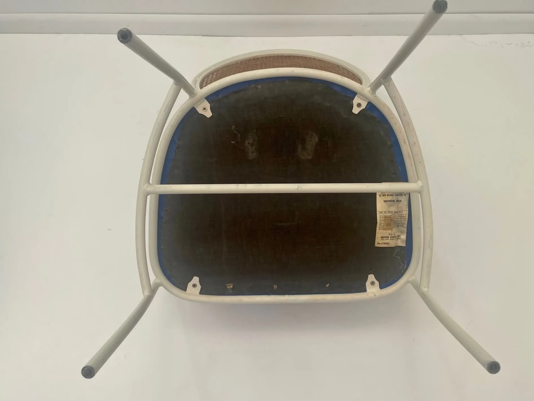 Mid-Century Milo Baughman for Thayer Coggin Iron & Caned Armchairs -A Pair - 11