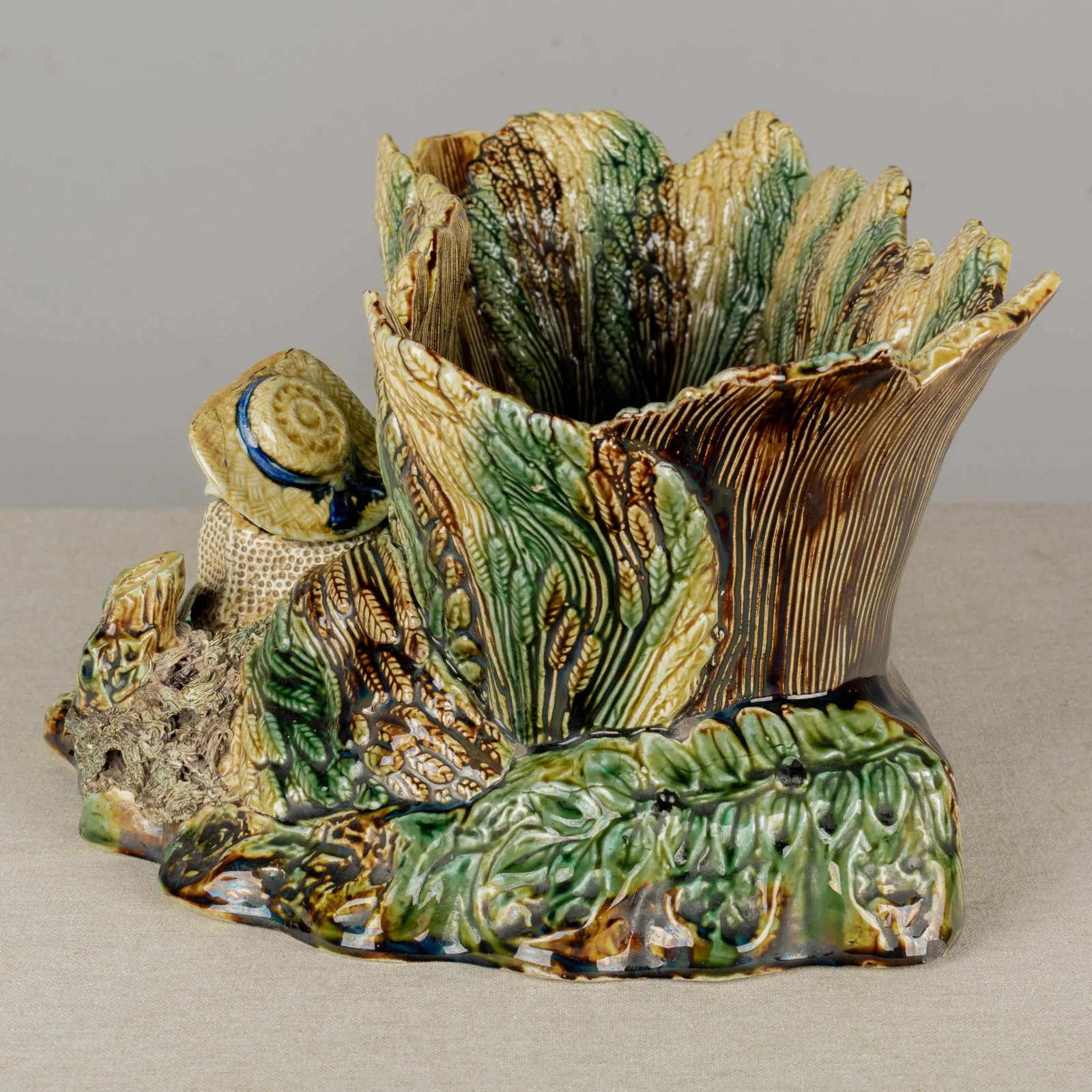 English Majolica Jardinière - 10