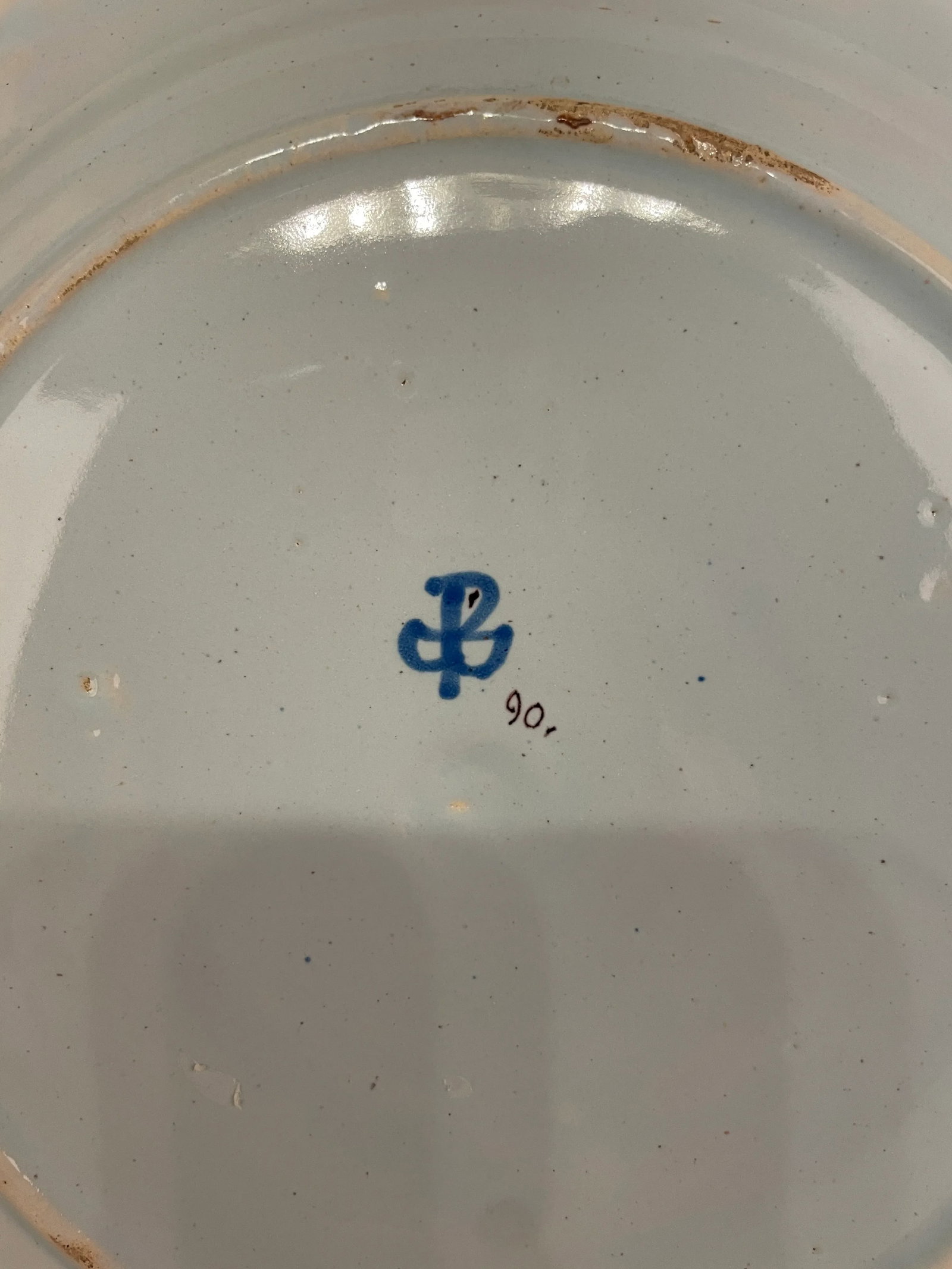 French Faience Quimper Plate Fisherman Scene - 9