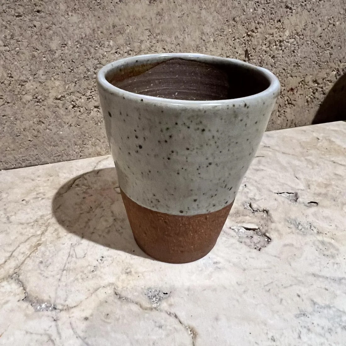 1980s Ryoko Pottery Sake Cup Japanese Studio Art - 2