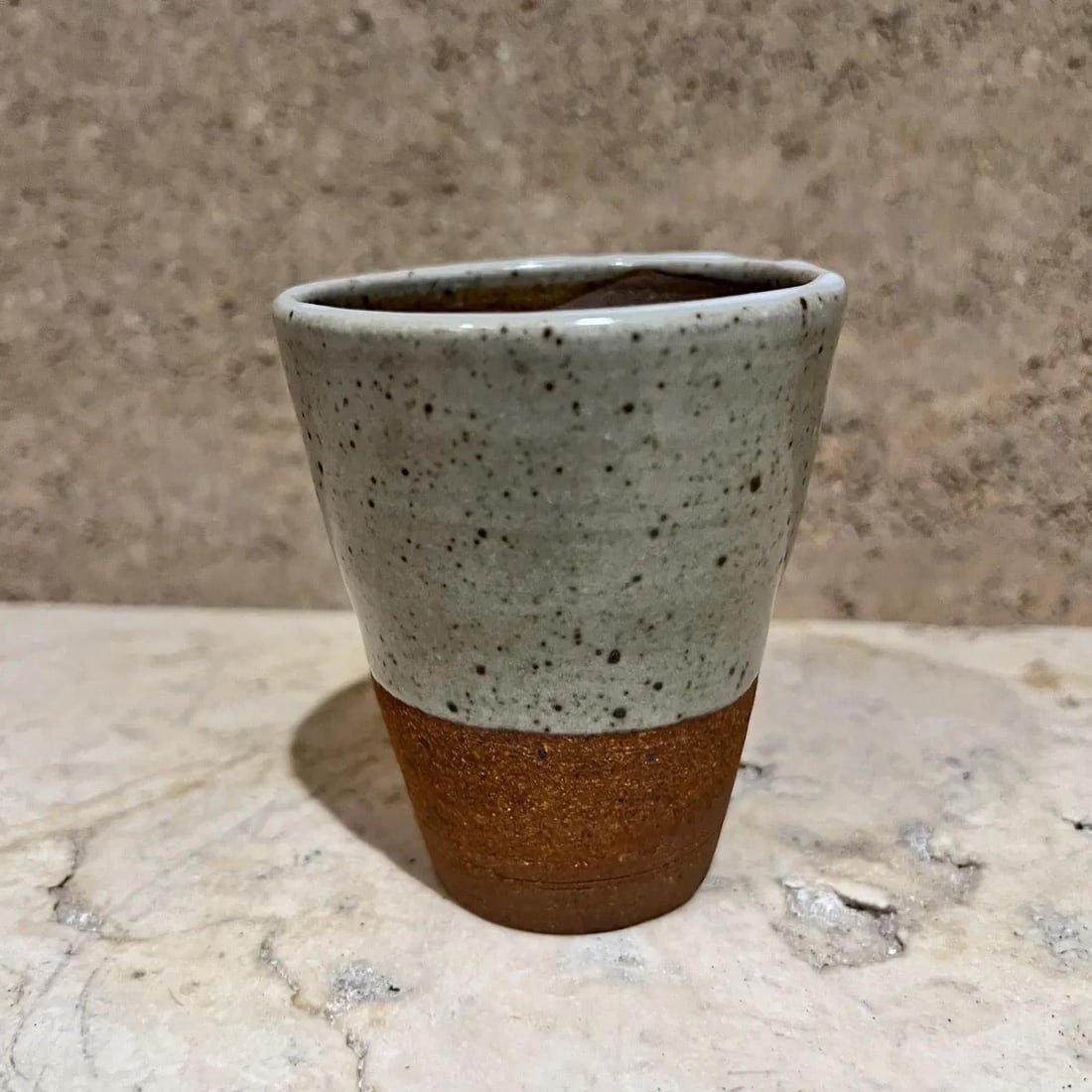 1980s Ryoko Pottery Sake Cup Japanese Studio Art - 3