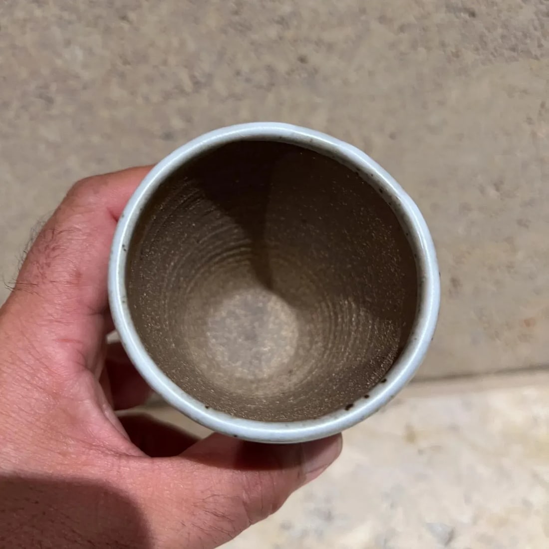 1980s Ryoko Pottery Sake Cup Japanese Studio Art - 4