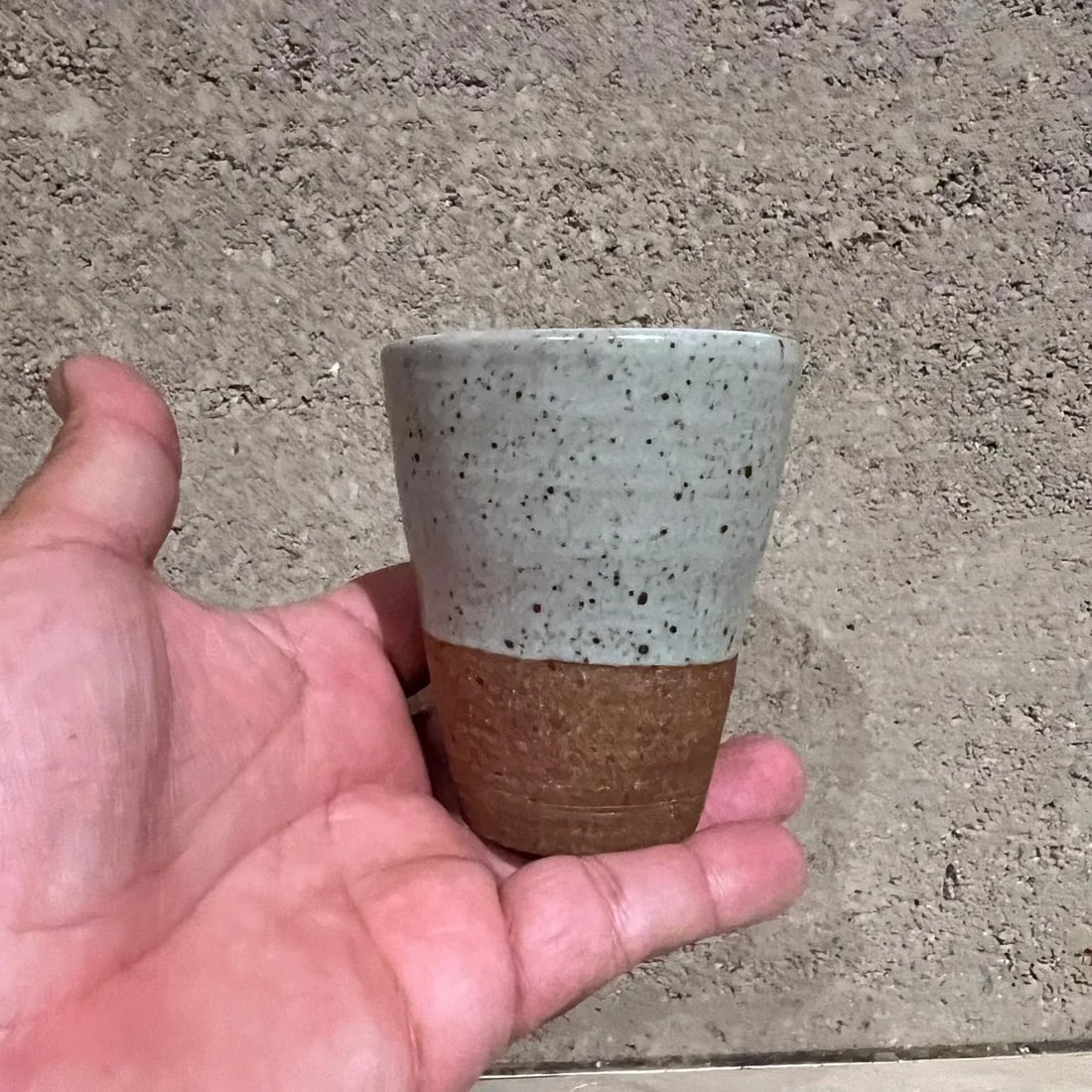 1980s Ryoko Pottery Sake Cup Japanese Studio Art - 6