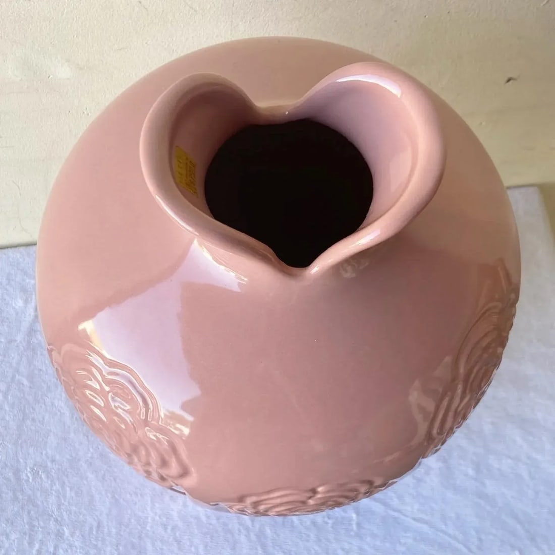 Postmodern Pink Ceramic Floral Vase - 7