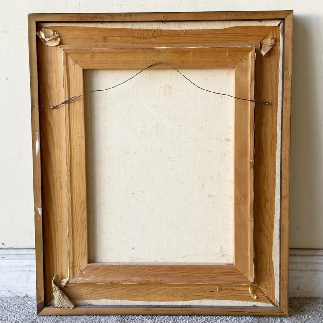 Original Framed Oil Painting of Woman With Cat - 8
