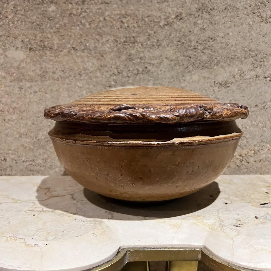 1980s Sculptural Studio Pottery Art Covered Dish - 4