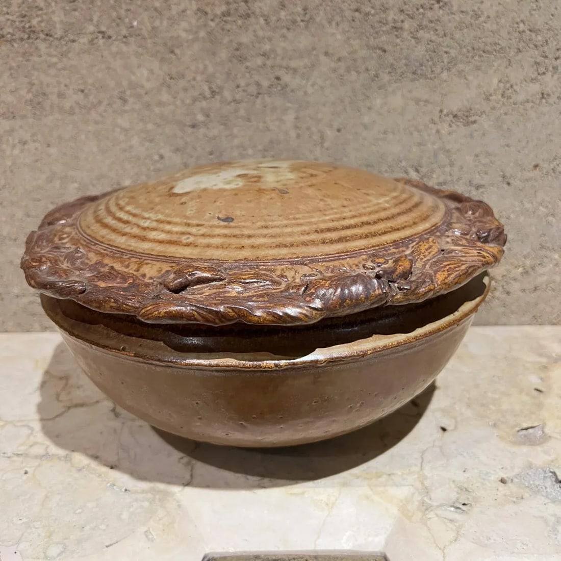 1980s Sculptural Studio Pottery Art Covered Dish - 6