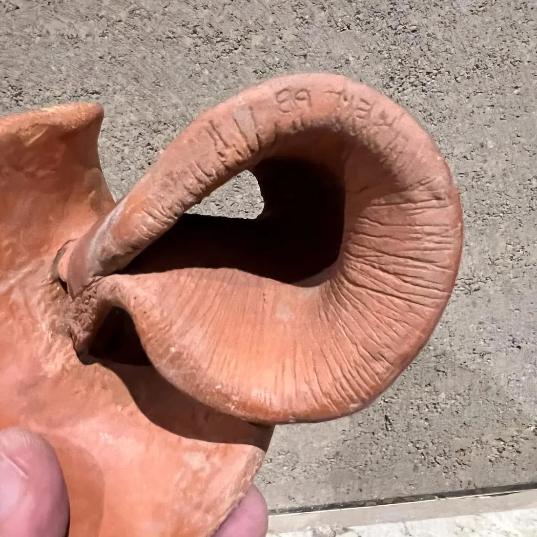 1970s Studio Art Pottery Abstract Sculpture Hoof - 11