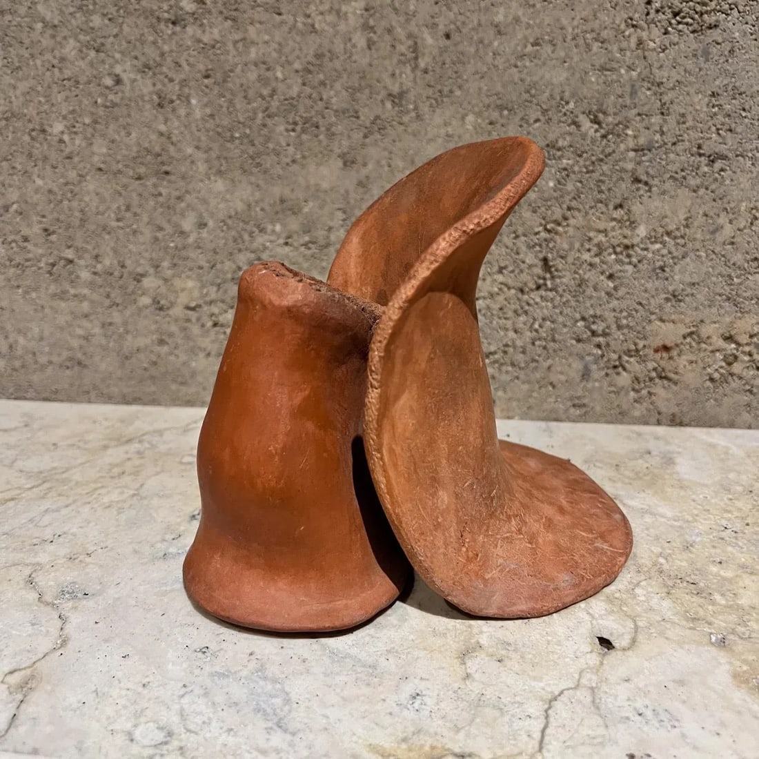 1970s Studio Art Pottery Abstract Sculpture Hoof - 5