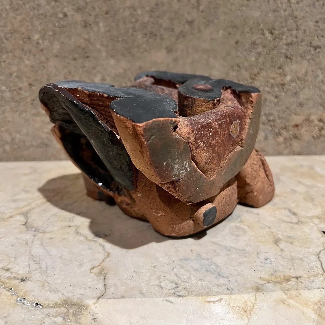 1970s Abstract Root Sculpture Studio Pottery Art - 4