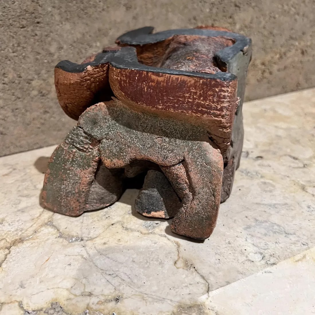 1970s Abstract Root Sculpture Studio Pottery Art - 7
