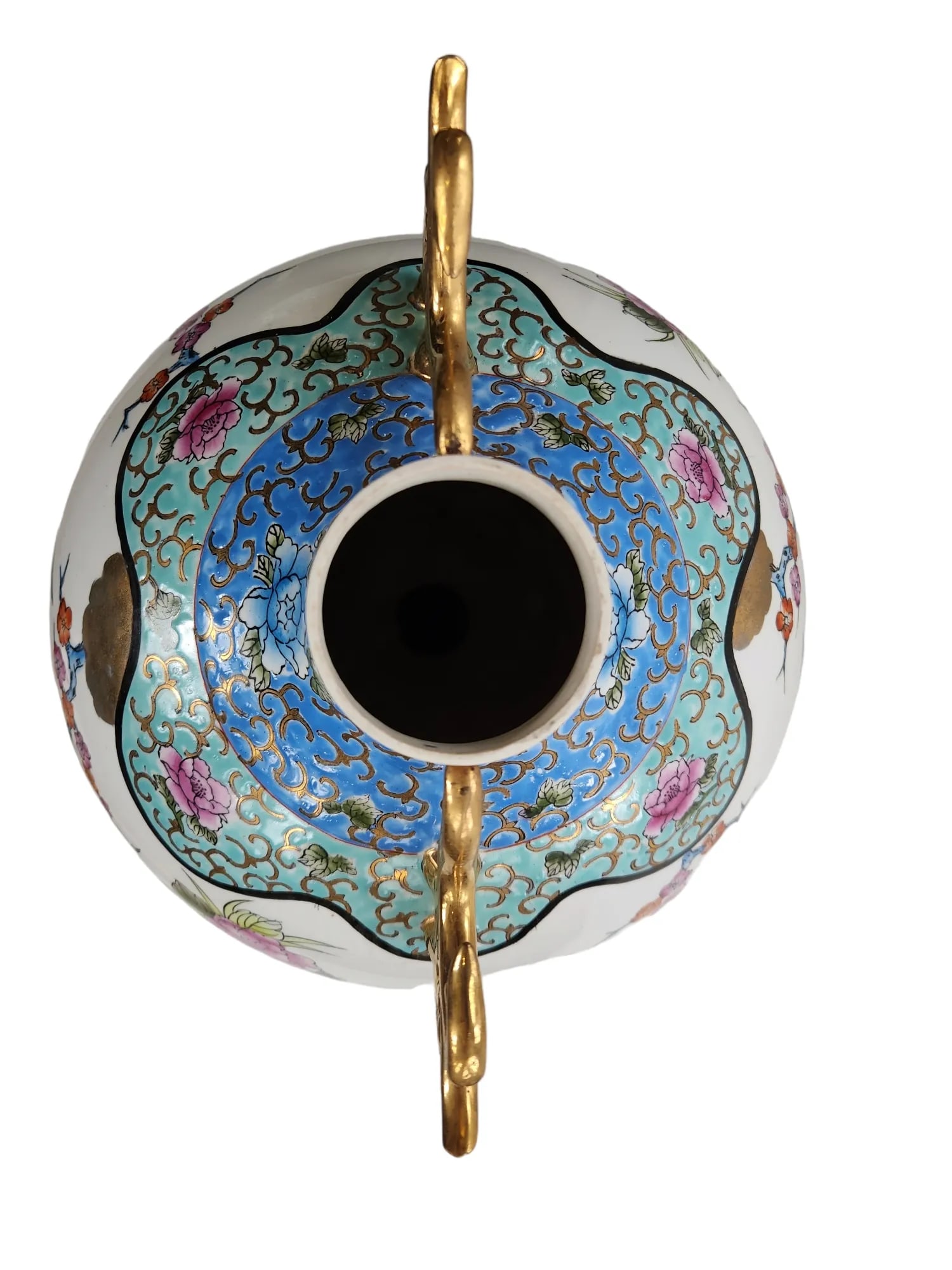 Large Mid 20th Century 'Famille-Rose' Vase - 3