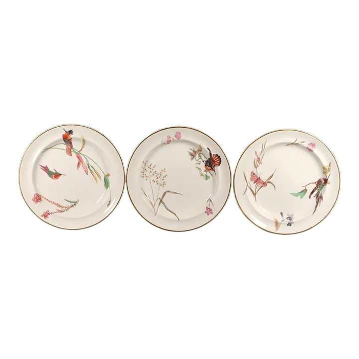 Wedgwood Creamware Hummingbird Butterfly & Flowers Pattern, No. 7961 (1 of 12)