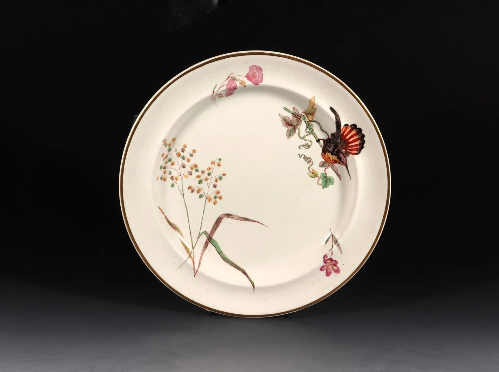 Wedgwood Creamware Hummingbird Butterfly & Flowers Pattern, No. 7961 - 3