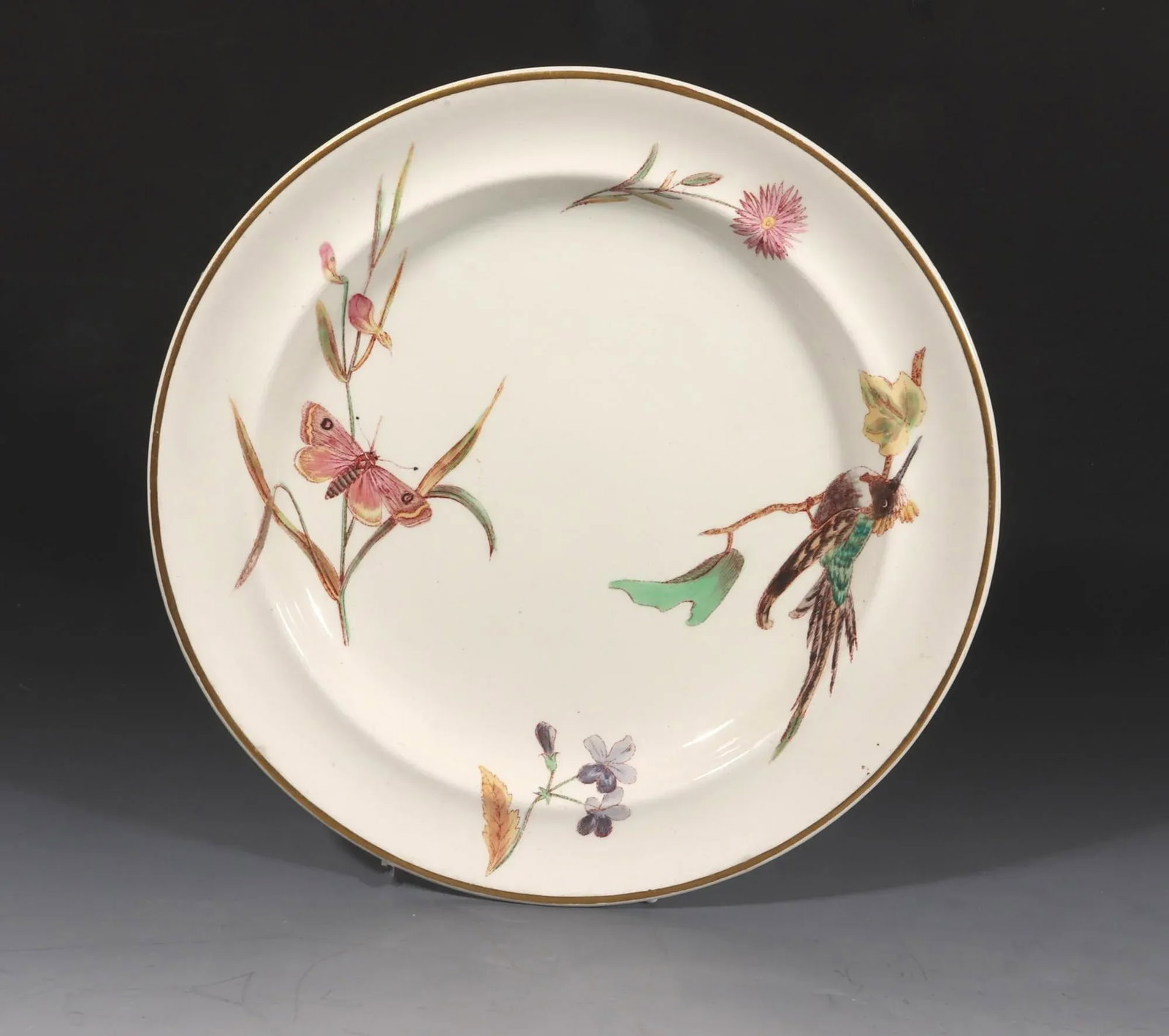 Wedgwood Creamware Hummingbird Butterfly & Flowers Pattern, No. 7961 - 4