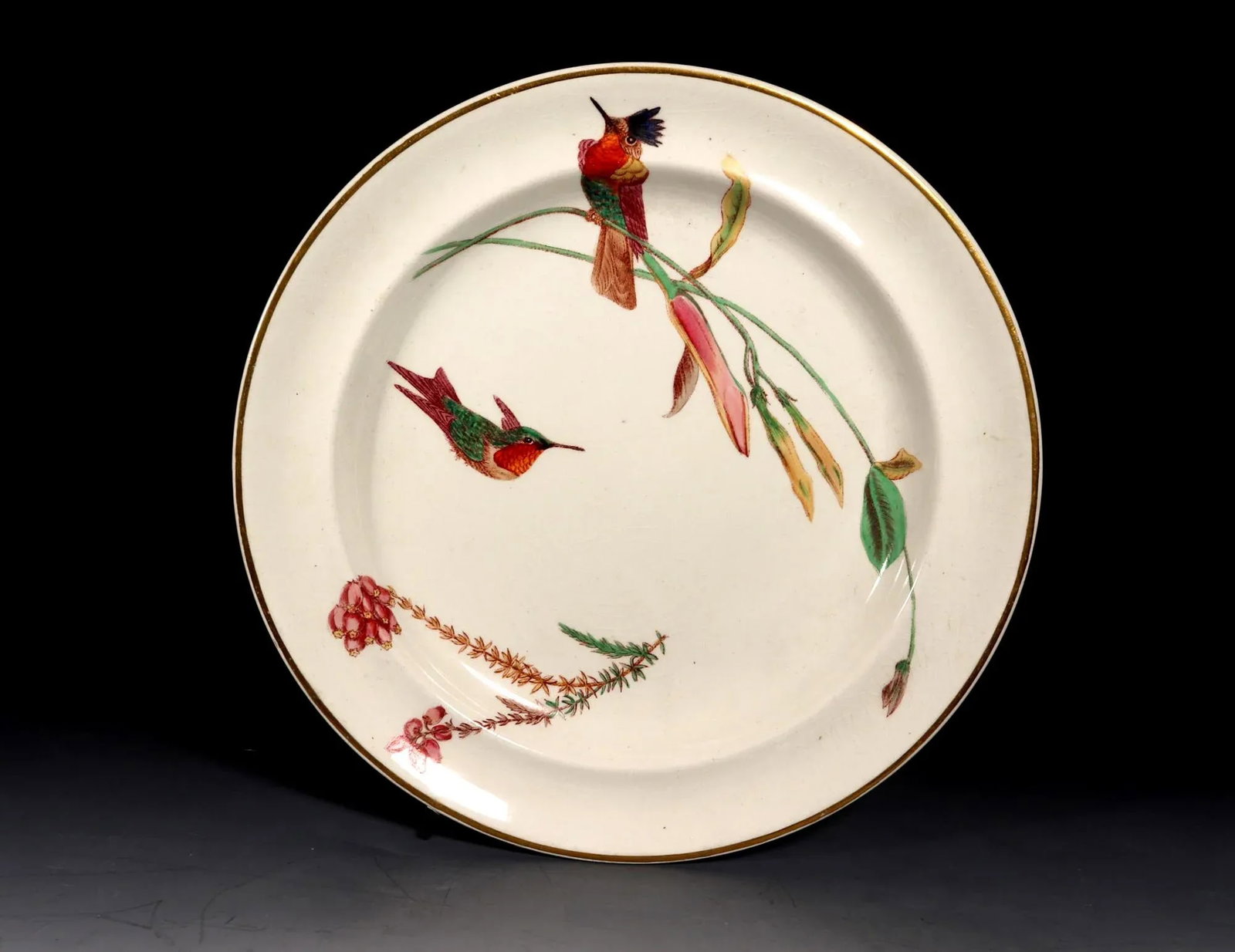 Wedgwood Creamware Hummingbird Butterfly & Flowers Pattern, No. 7961 - 5