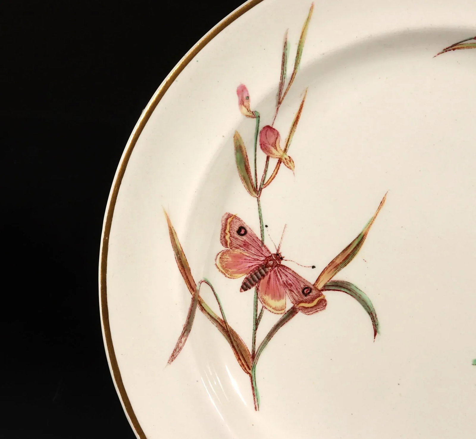 Wedgwood Creamware Hummingbird Butterfly & Flowers Pattern, No. 7961 - 9