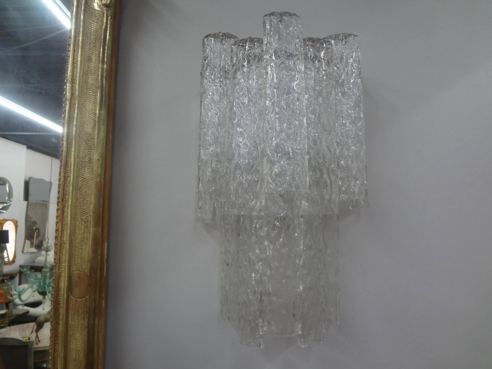 Pair of Toni Zuccheri for Venini Murano Glass Sconces - 3