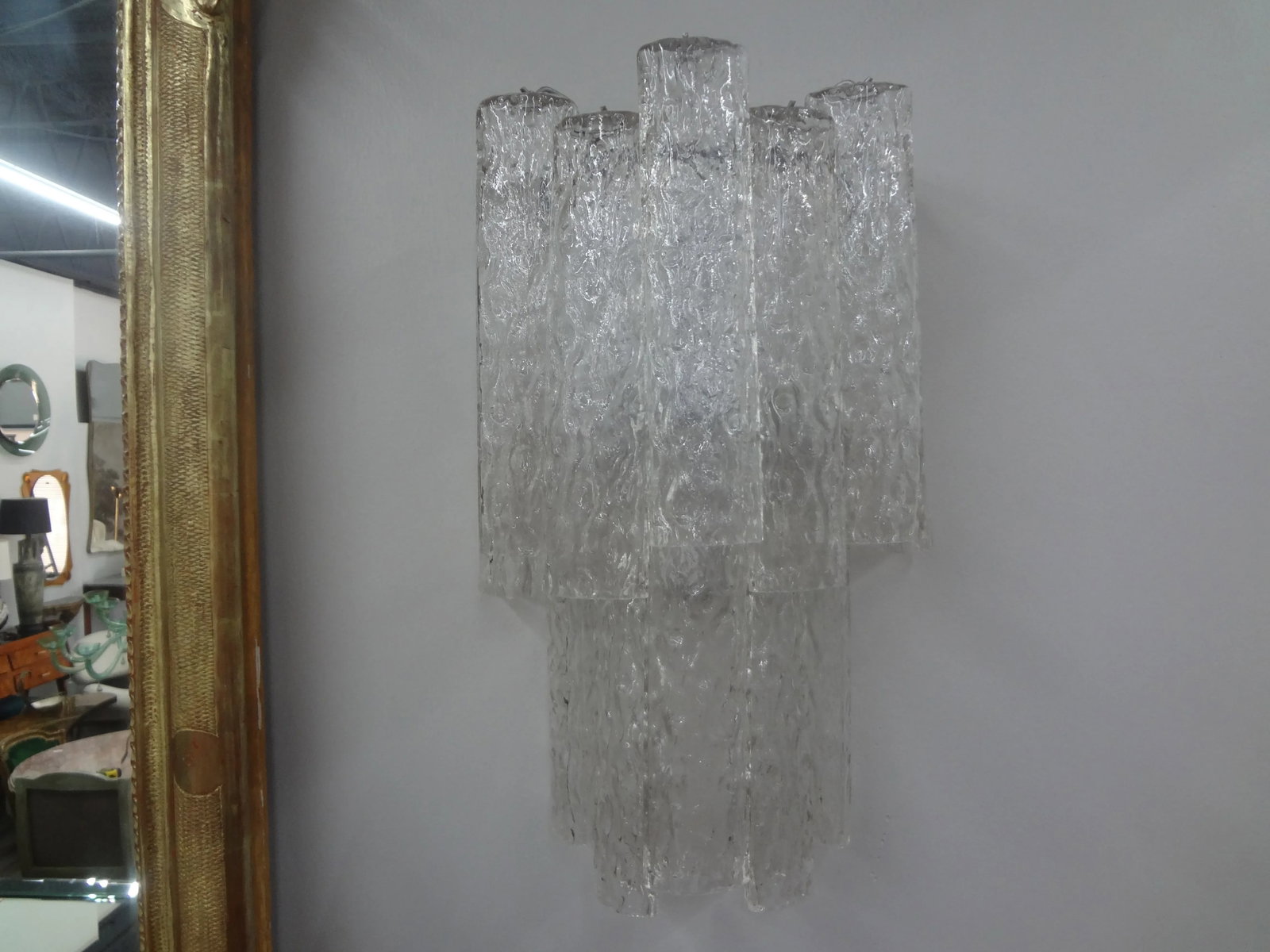 Pair of Toni Zuccheri for Venini Murano Glass Sconces - 7