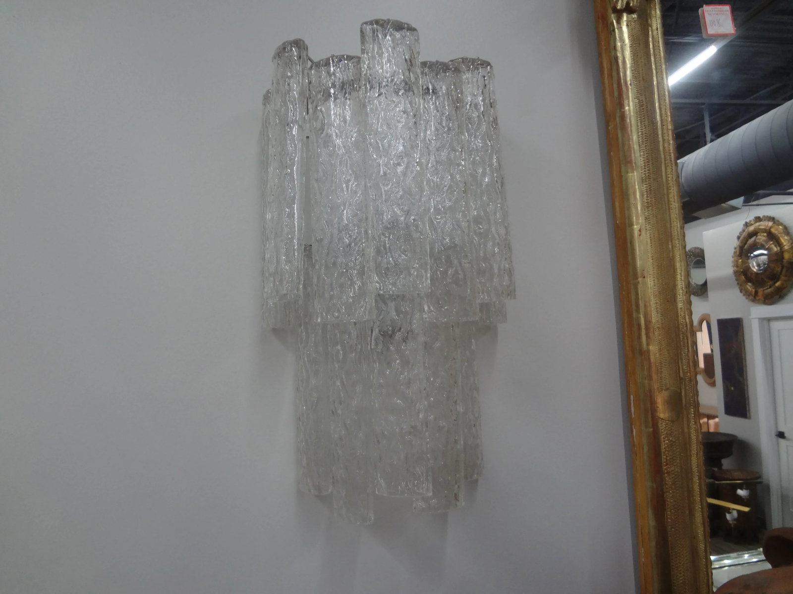 Pair of Toni Zuccheri for Venini Murano Glass Sconces - 9