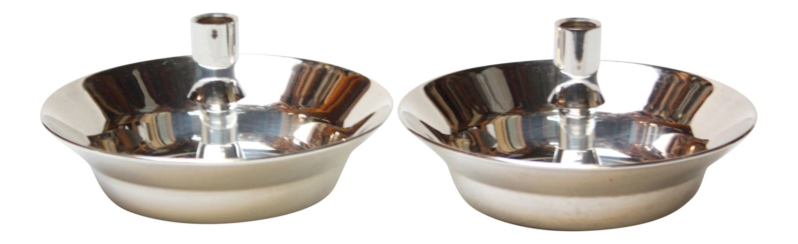 Jens Quistgaard for Dansk Silver-Plated Candle Holders - A Pair (1 of 11)