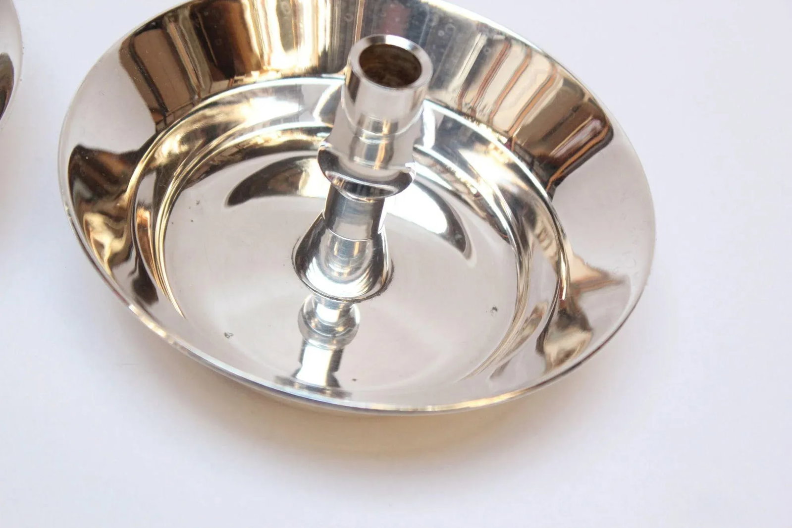 Jens Quistgaard for Dansk Silver-Plated Candle Holders - A Pair - 9