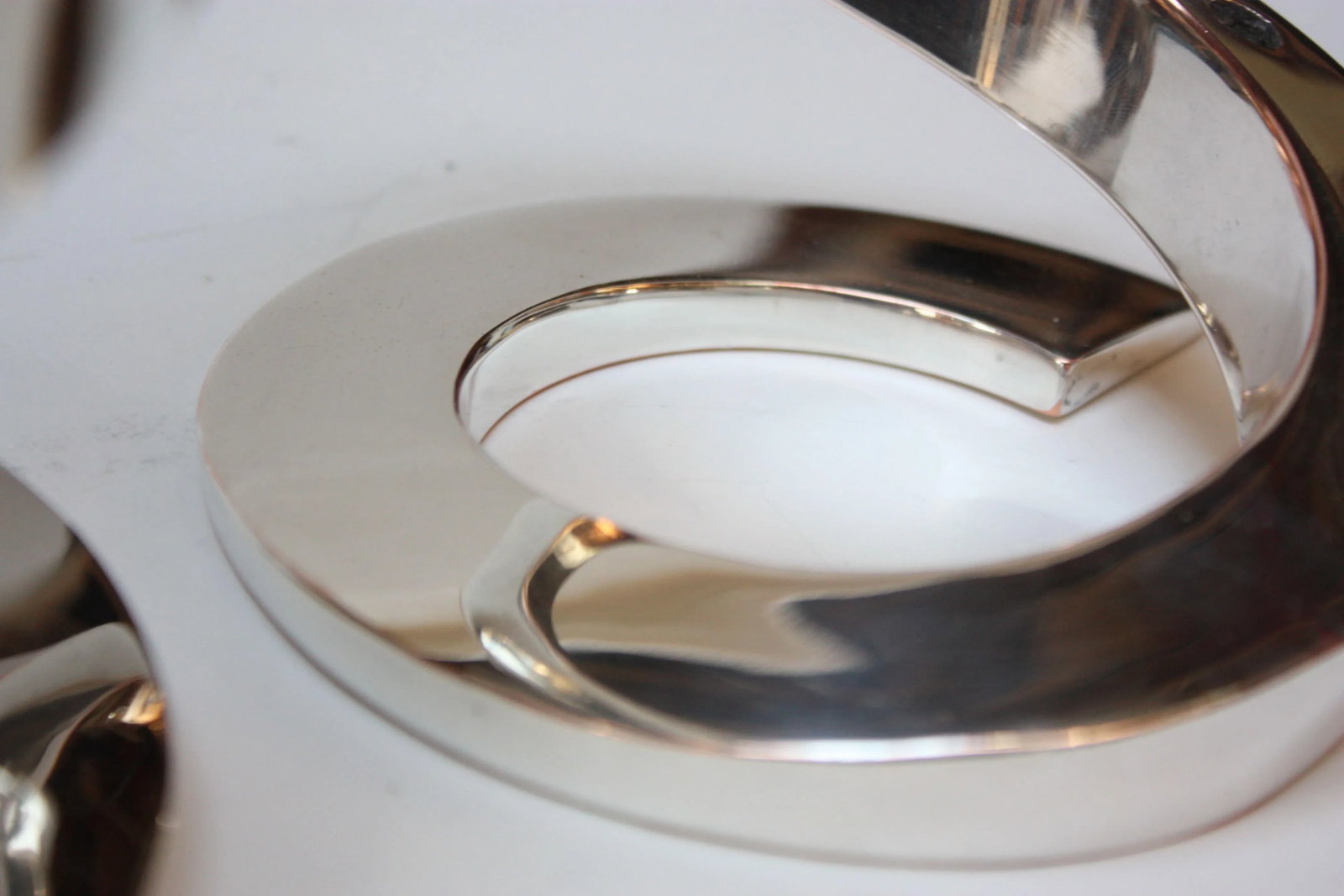 Bertil Vallien for Dansk Silver-Plated Spiral Candlesticks - a Pair - 6