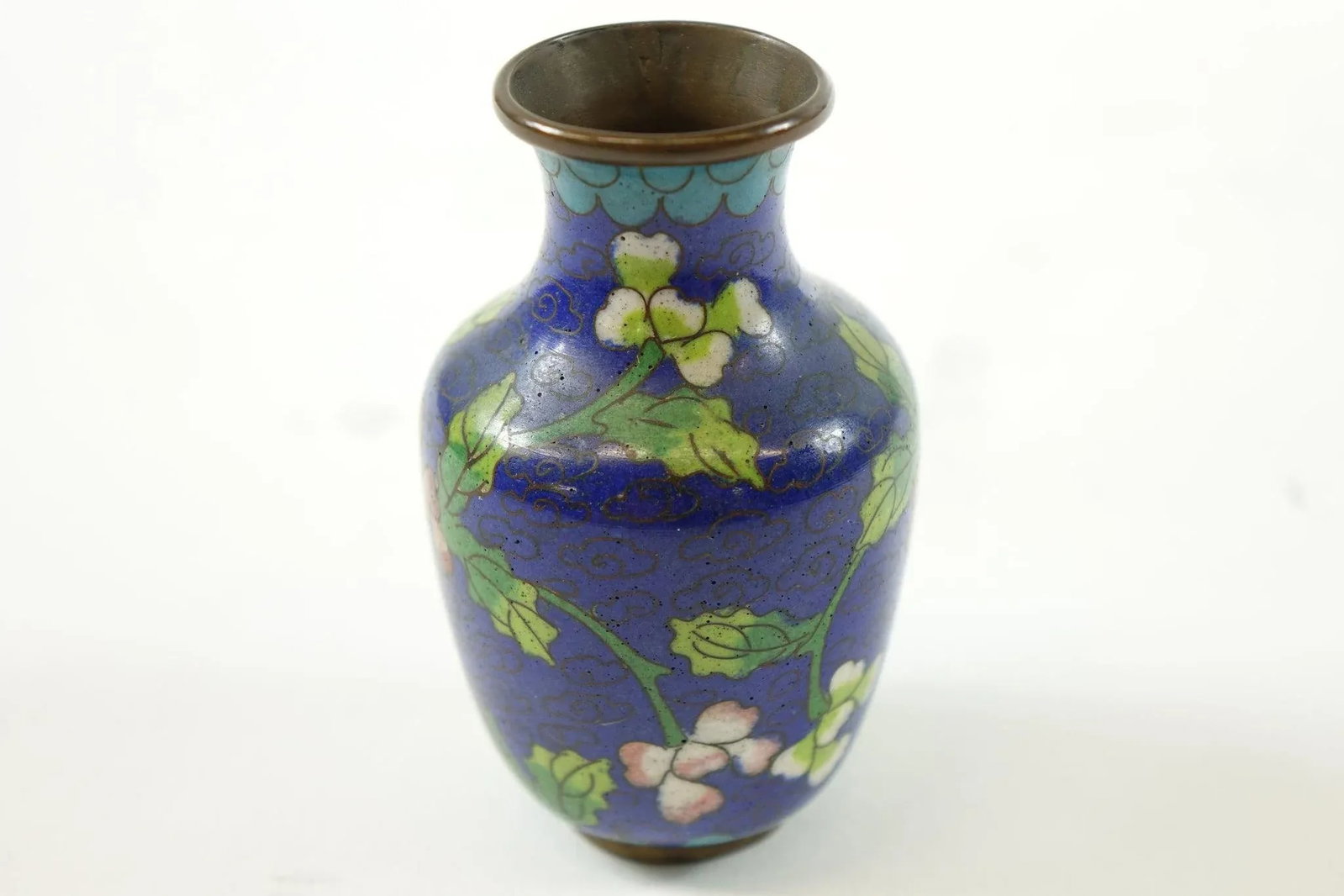 Vintage Early 20th Century Chinese Cloisonne Vases - A Pair - 2