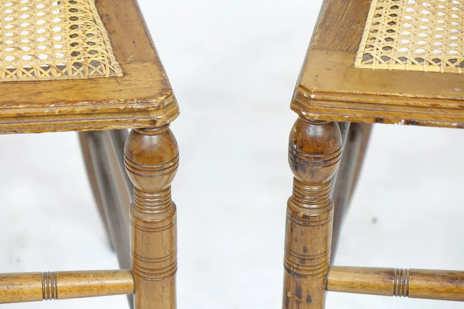 Vintage Chairs With Woodwork - a Pair - 6