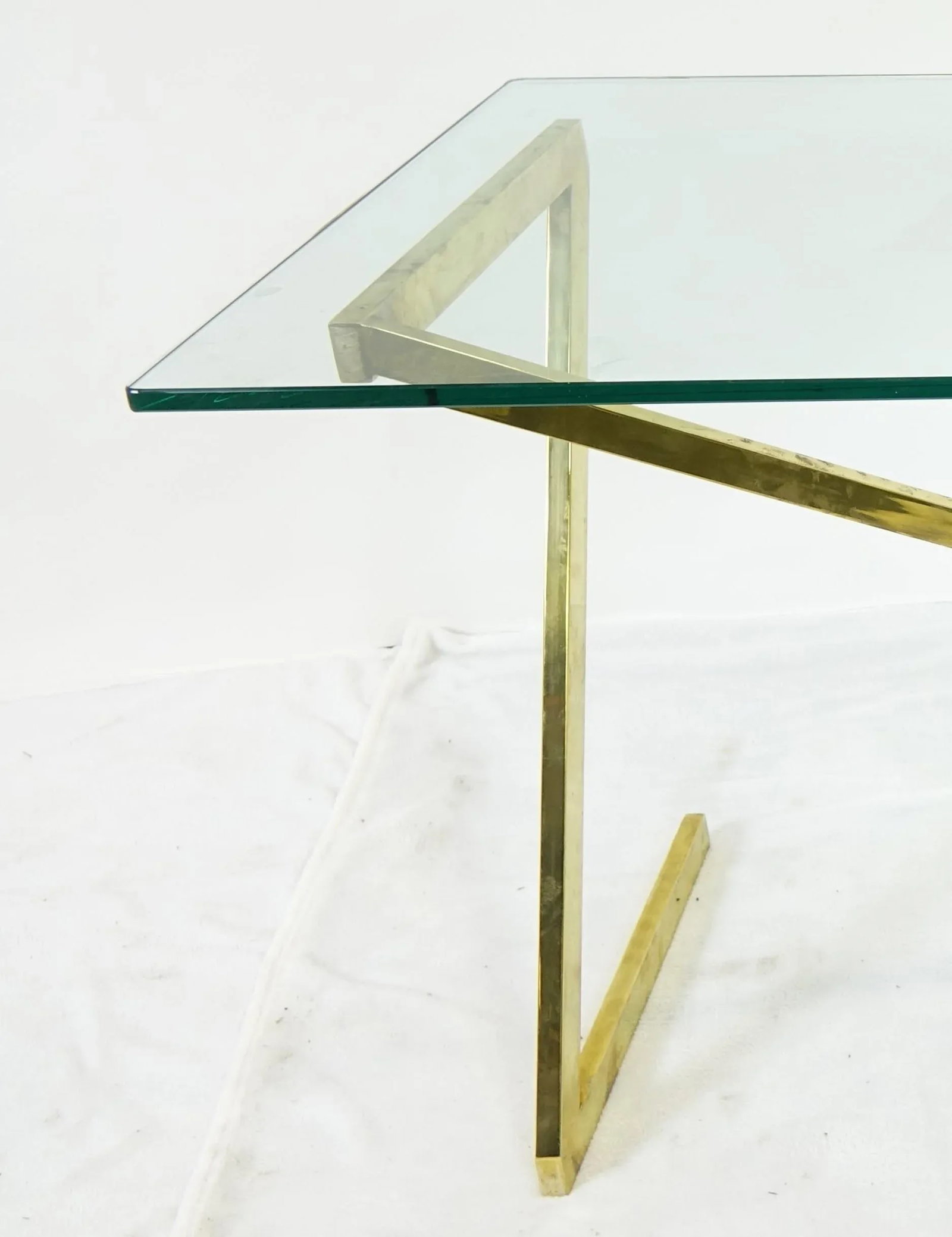 1980s Modern Glass Coffee Table - 2