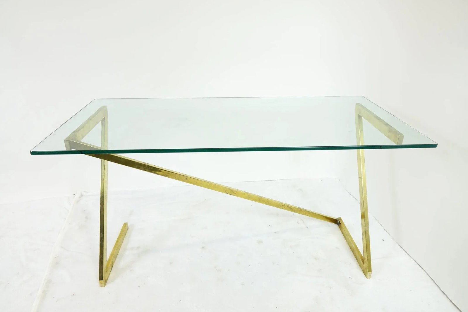 1980s Modern Glass Coffee Table - 3