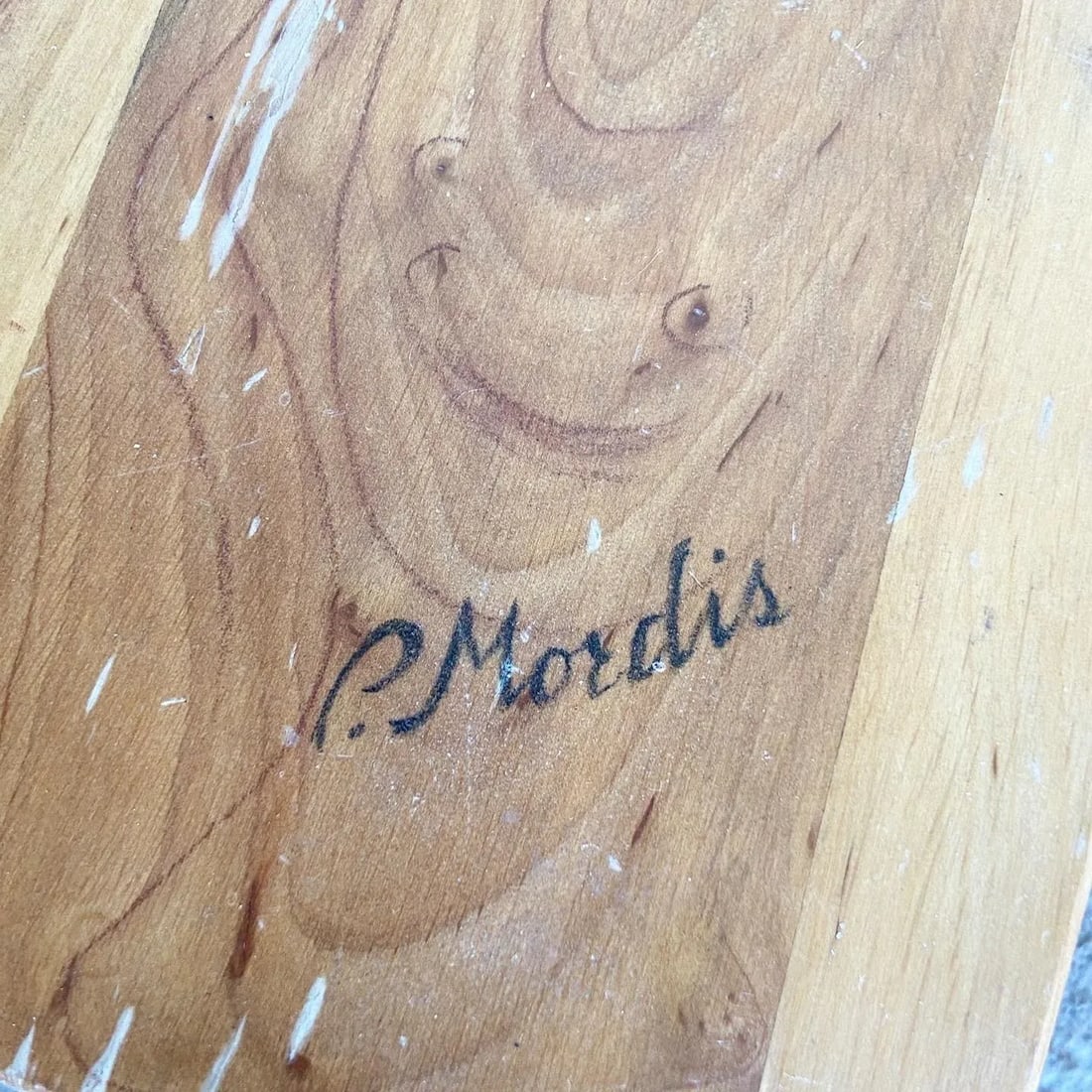 Vintage Wooden Hand Drawn Female Body Form Nesting Tables - Set of 4 - 7