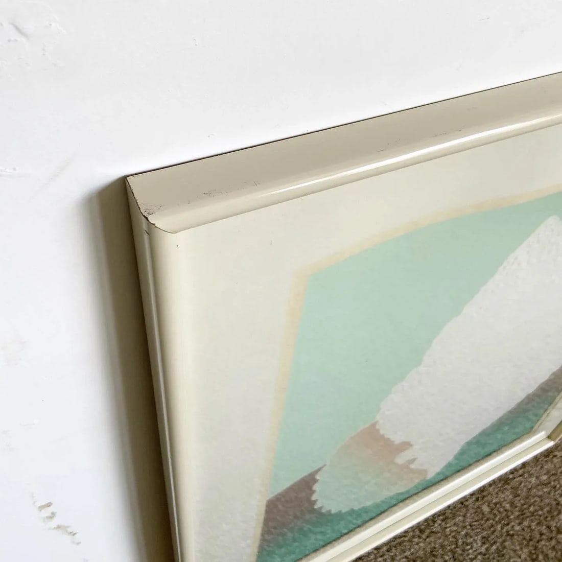Postmodern Signed and Framed Lithograph Titled "Shell" - 7