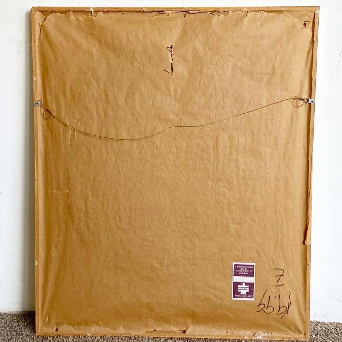 Postmodern Signed and Framed Lithograph Titled "Shell" - 9