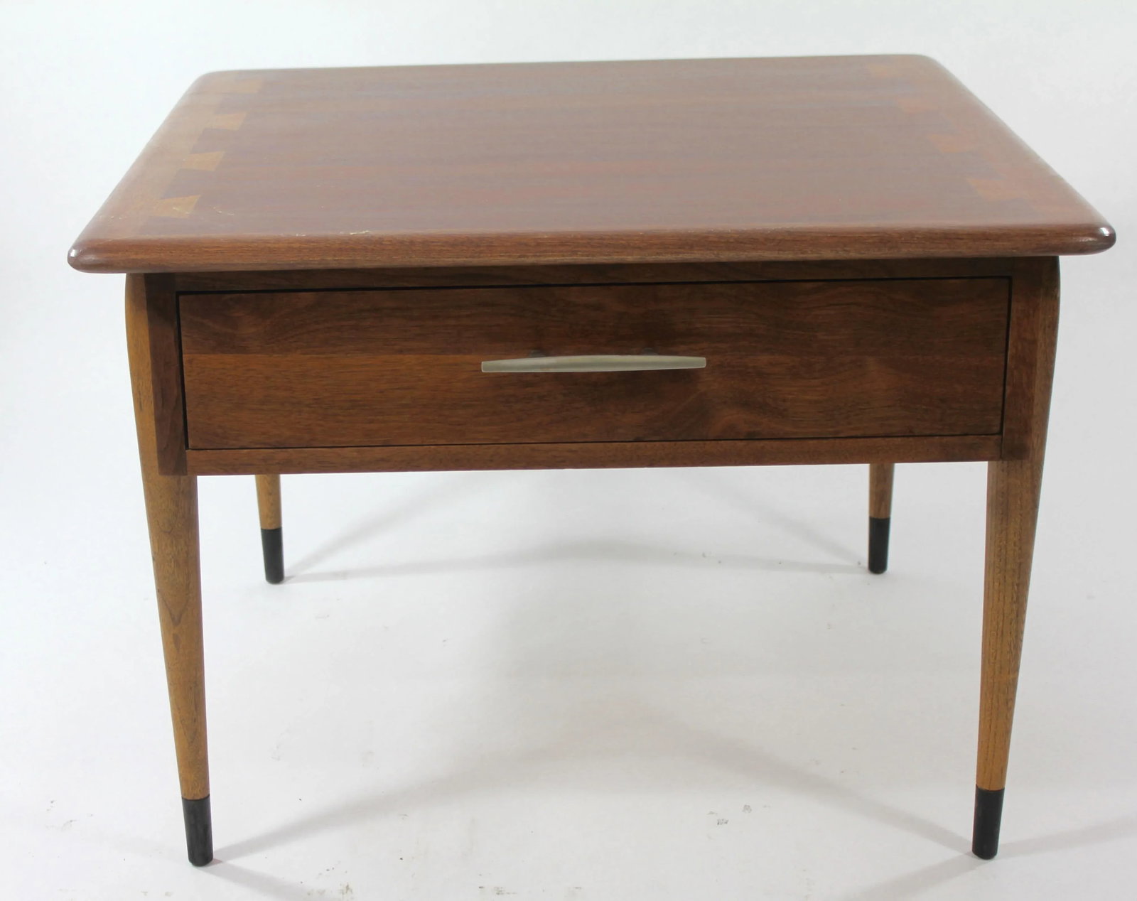 1970s Mid Century Modern Lane Walnut Occasional Table - 5