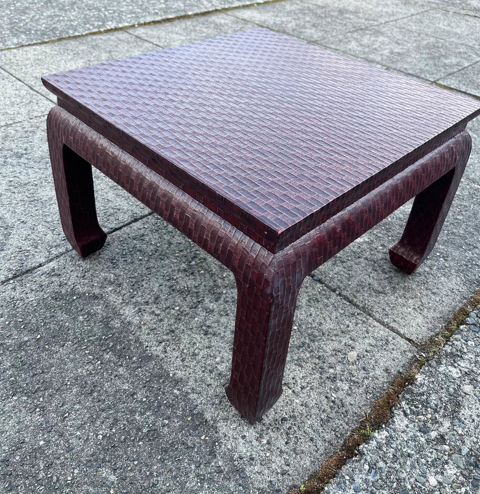 1970s Grasscloth Side Tables by Baker, a Pair - 6
