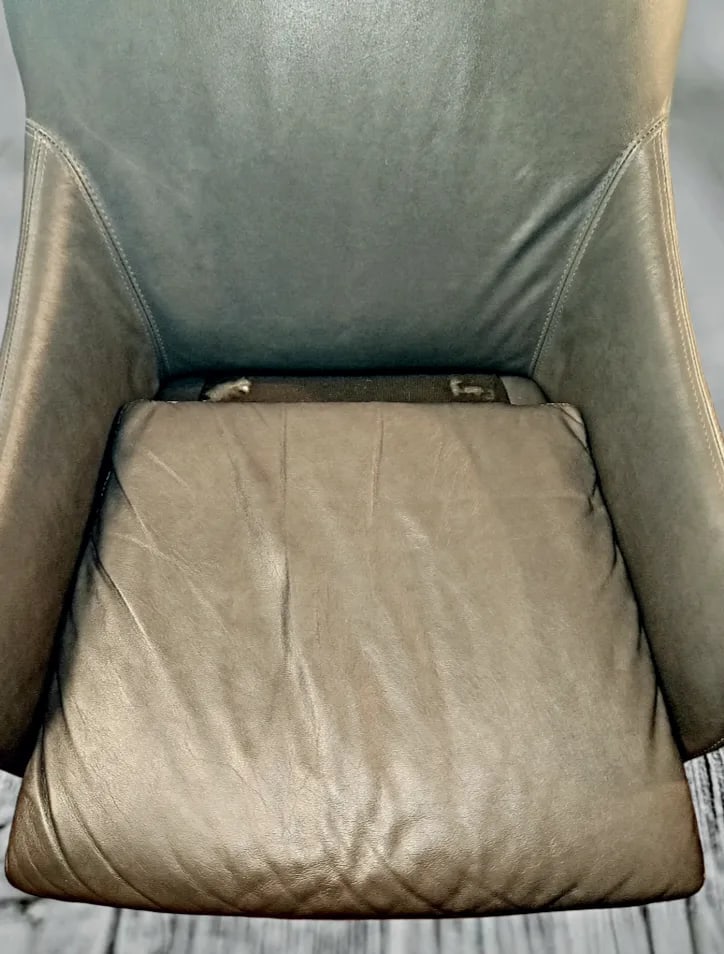 Lee Industries Custom Made Noble Rock Leather 5401-01dc Rolling Desk Chair - 7