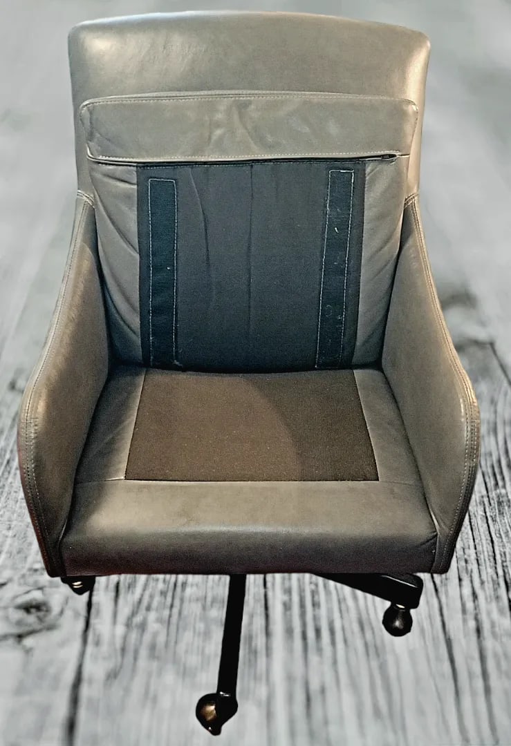 Lee Industries Custom Made Noble Rock Leather 5401-01dc Rolling Desk Chair - 9