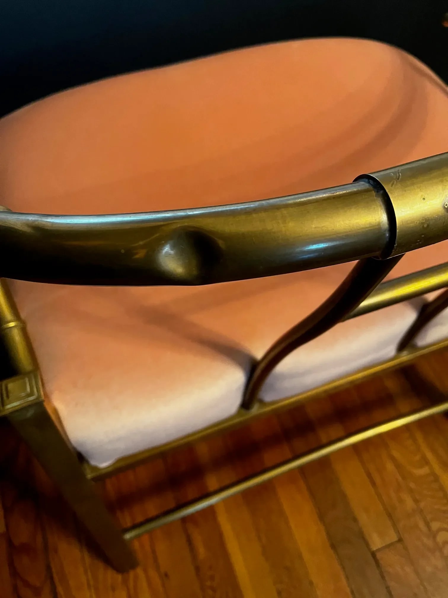 1960s Mastercraft Brass Empress Chair - 7