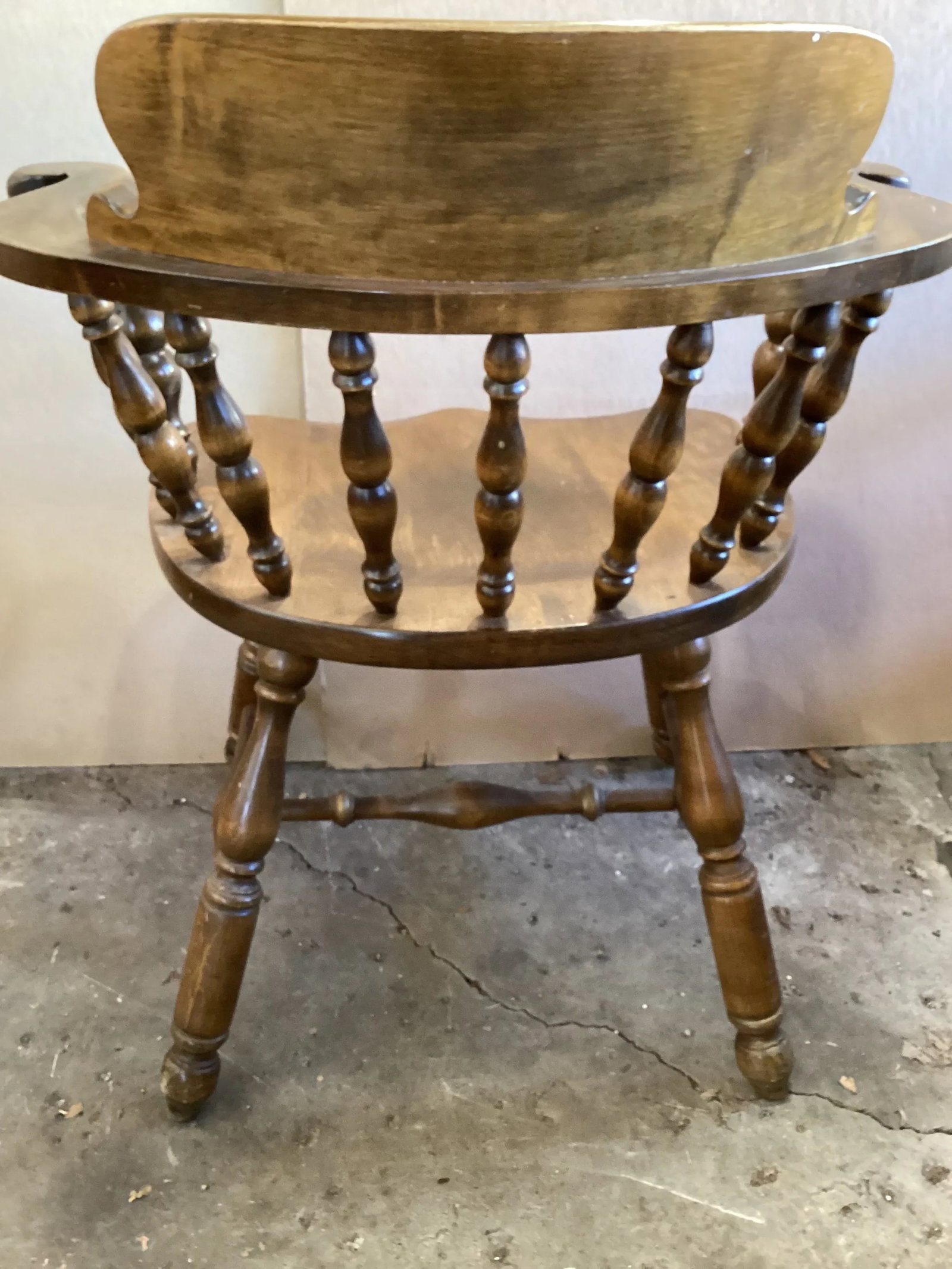 Early 20th Century Antique Collectible Heywood Wakefield Colonial Armchairs Set of 4 - 9