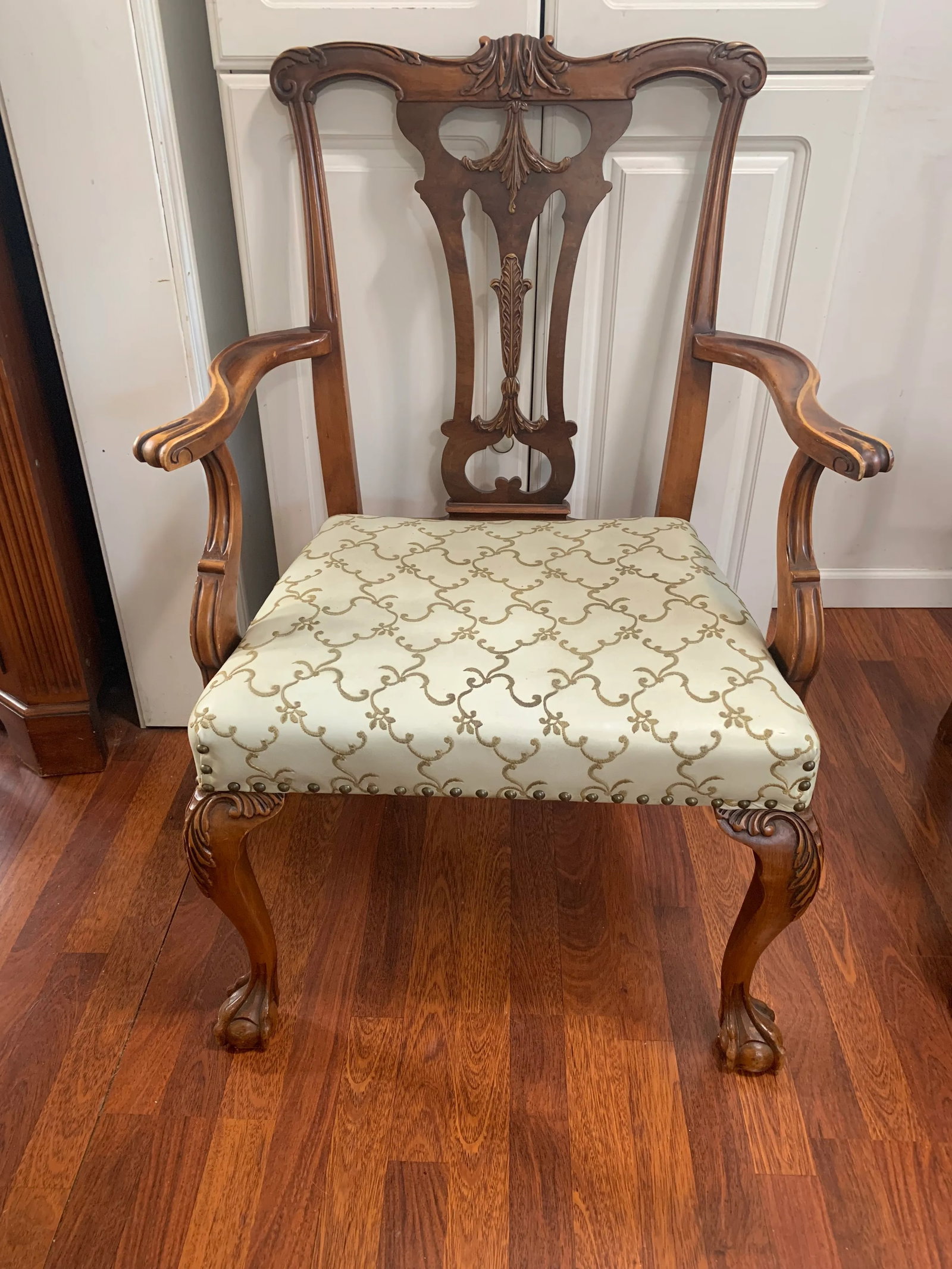 Arm Chairs Chippendale Dining Room Thomasville Vintage - 2