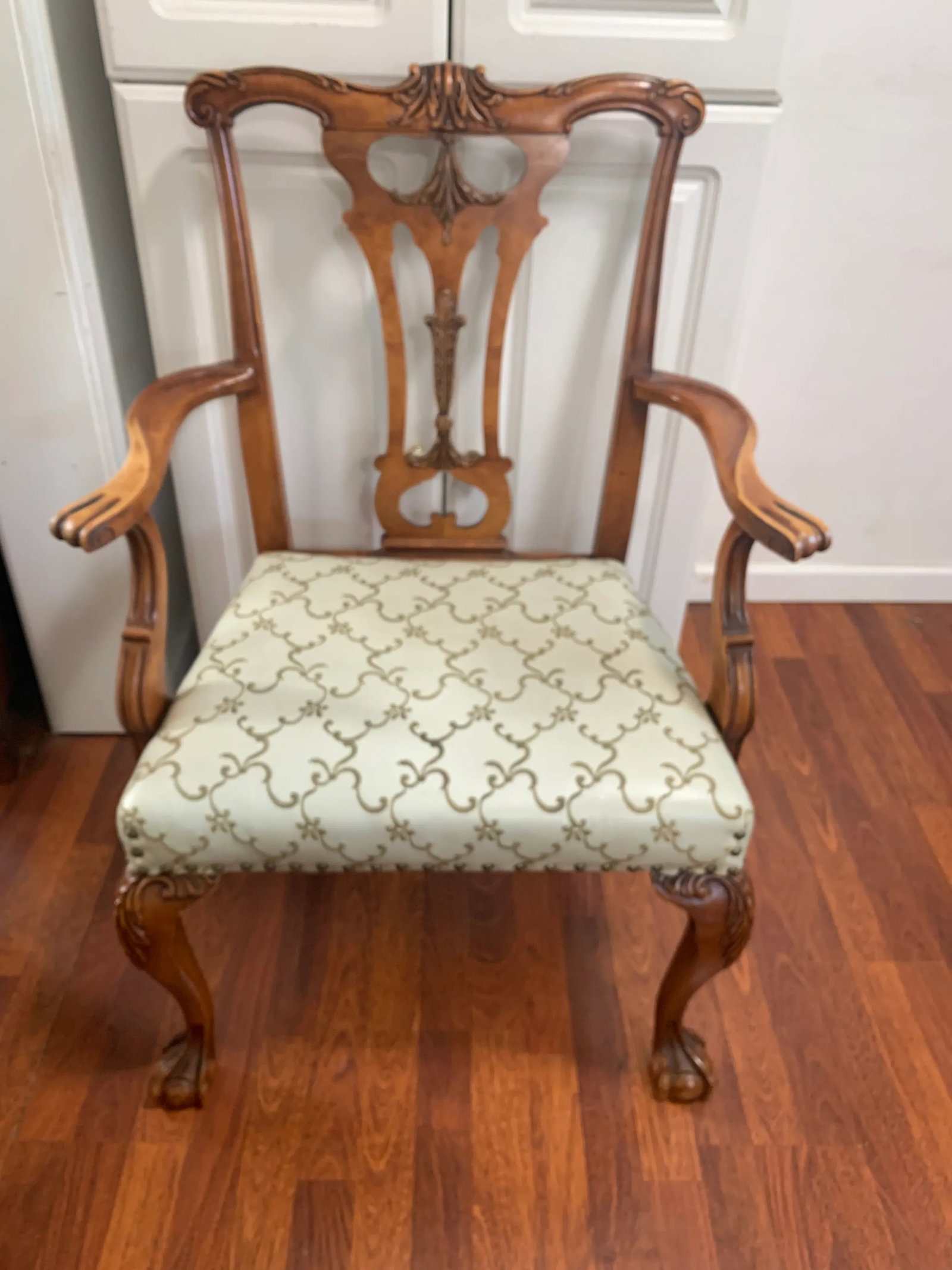 Arm Chairs Chippendale Dining Room Thomasville Vintage - 3