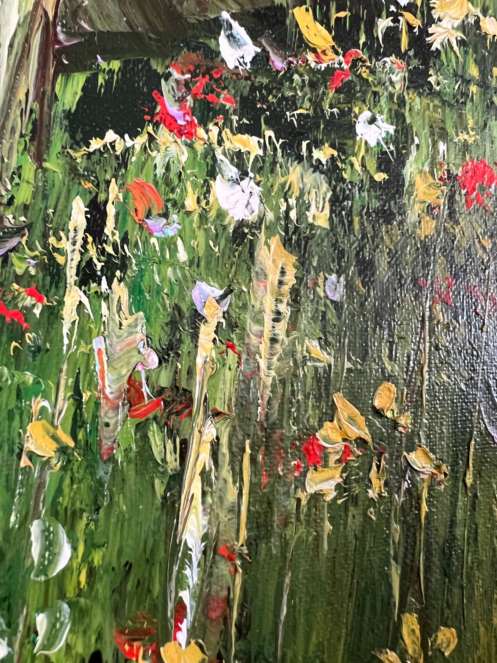 Vintage Impressionist Landscape Painting Framed & Signed - 4