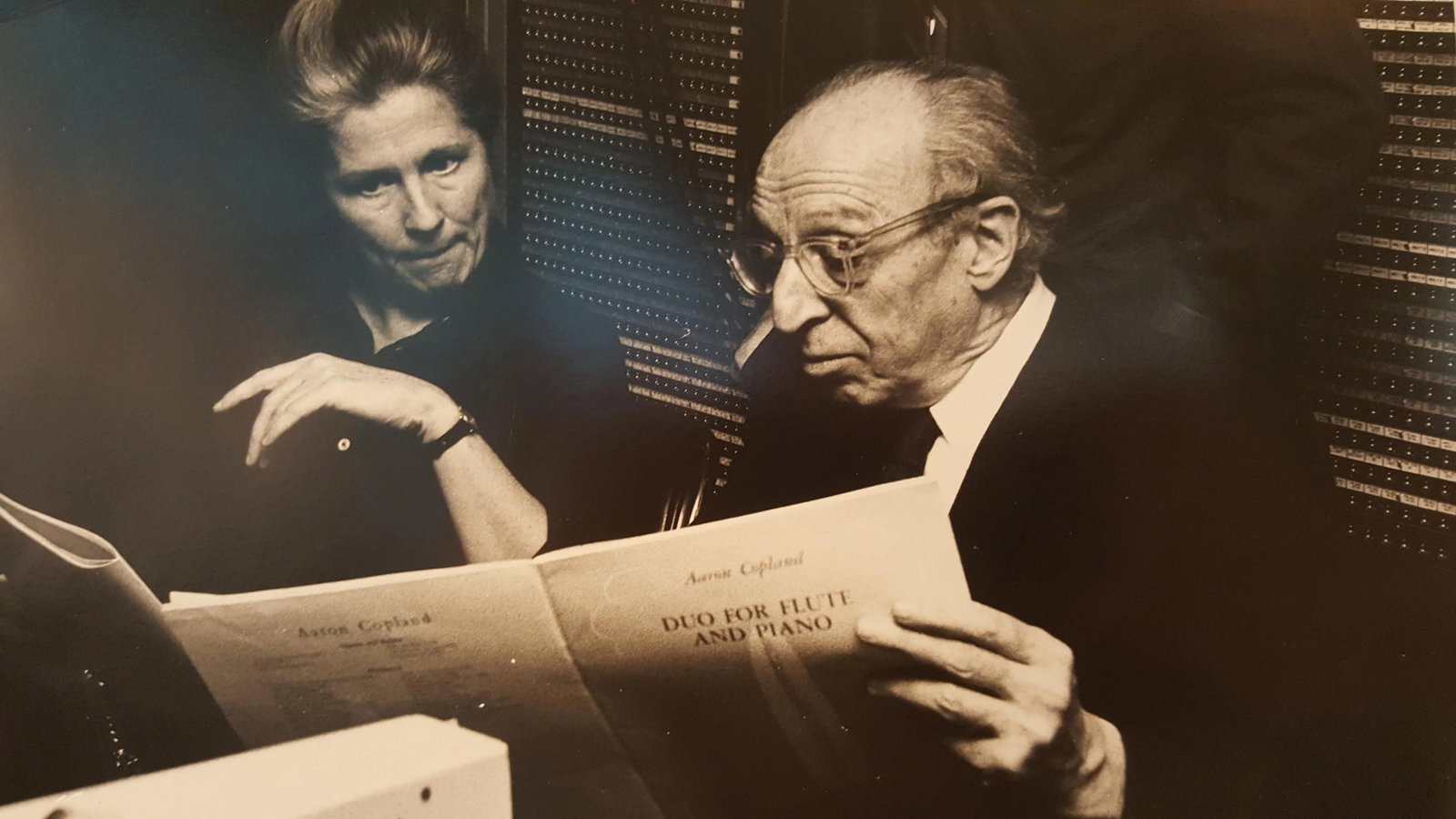 Alfred Statler Print of Aaron Copland: Alfred Statler Print Of American Composer Aaron Copland, "The Dean Of American Composers". Condition: Alterations: Original Condition Unaltered Imperfections: Some Imperfections Condition Notes: Good