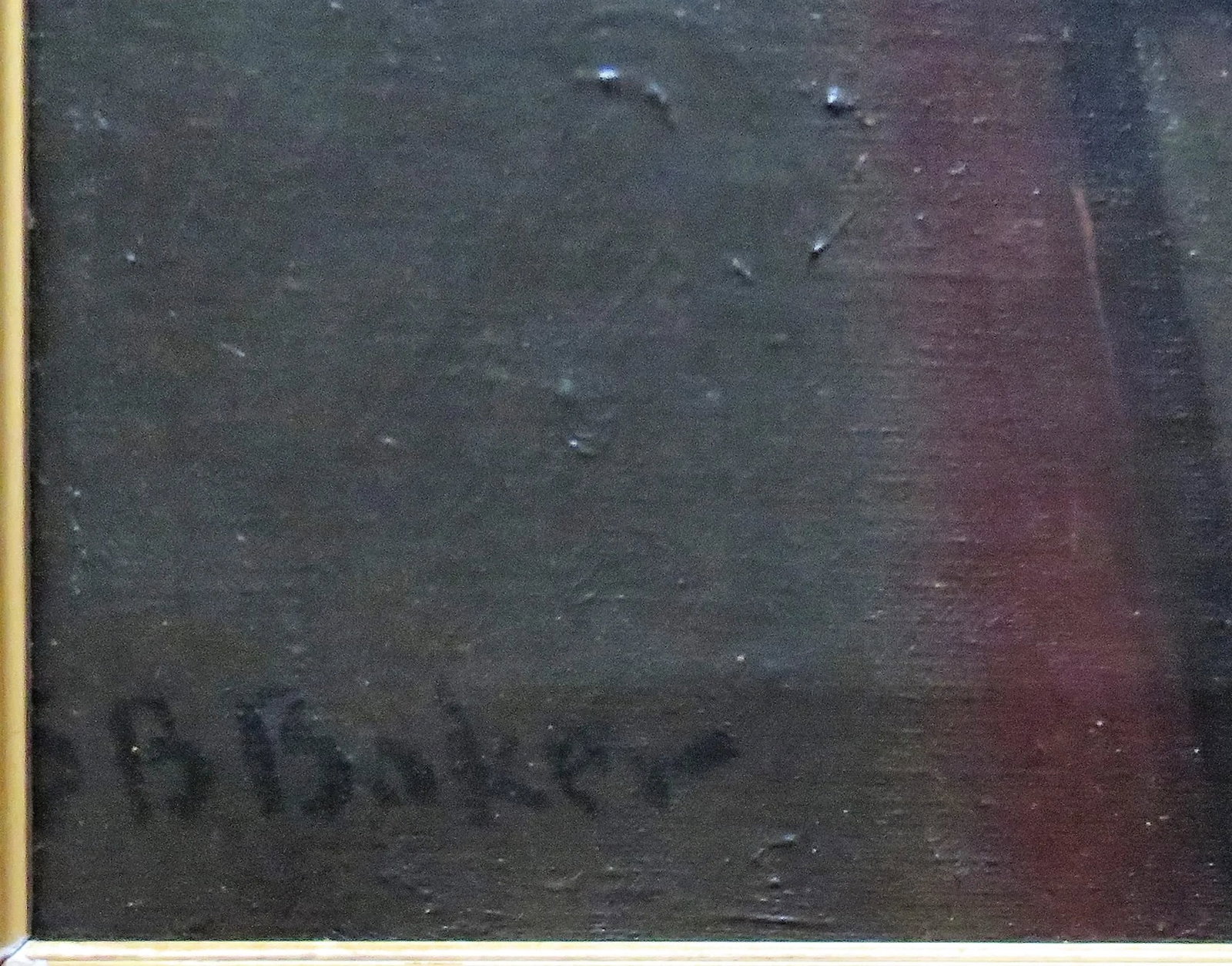 Early 20th C. Portrait Oil Painting of a Woman Lady Antique Victorian Signed Samuel Burtis Baker - 6