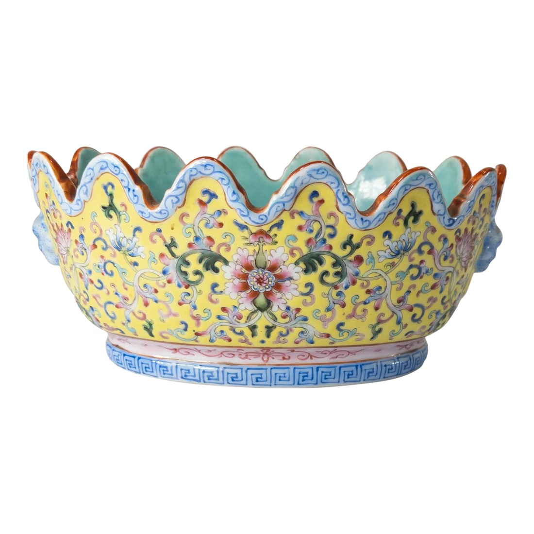Early 20th Century Chinese Chinoiserie Republic Period Famille Rose Floral Bowl (1 of 12)