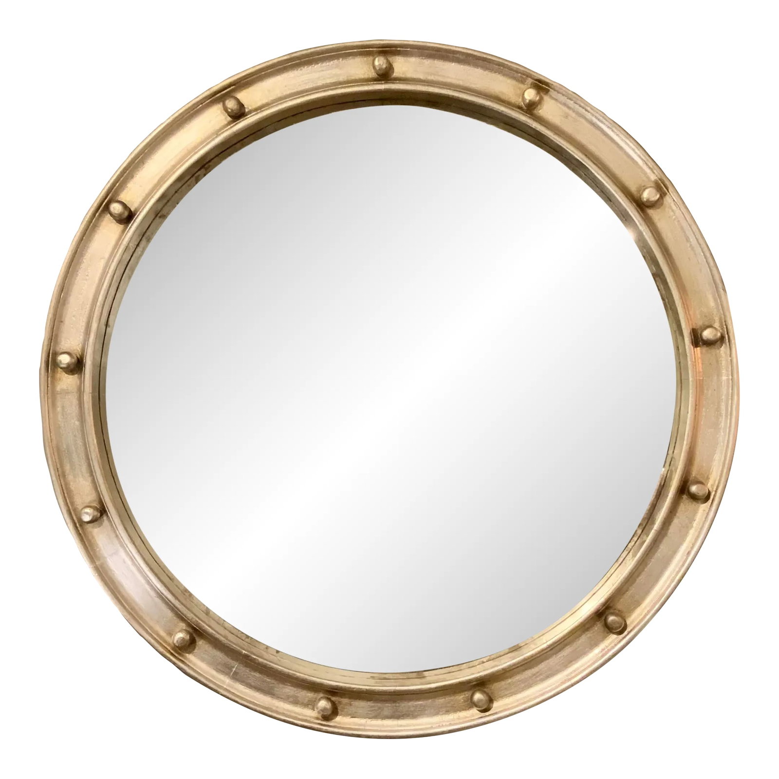 Worlds Away Modern SIlver Finished Antique Wall Mirror (1 of 5)
