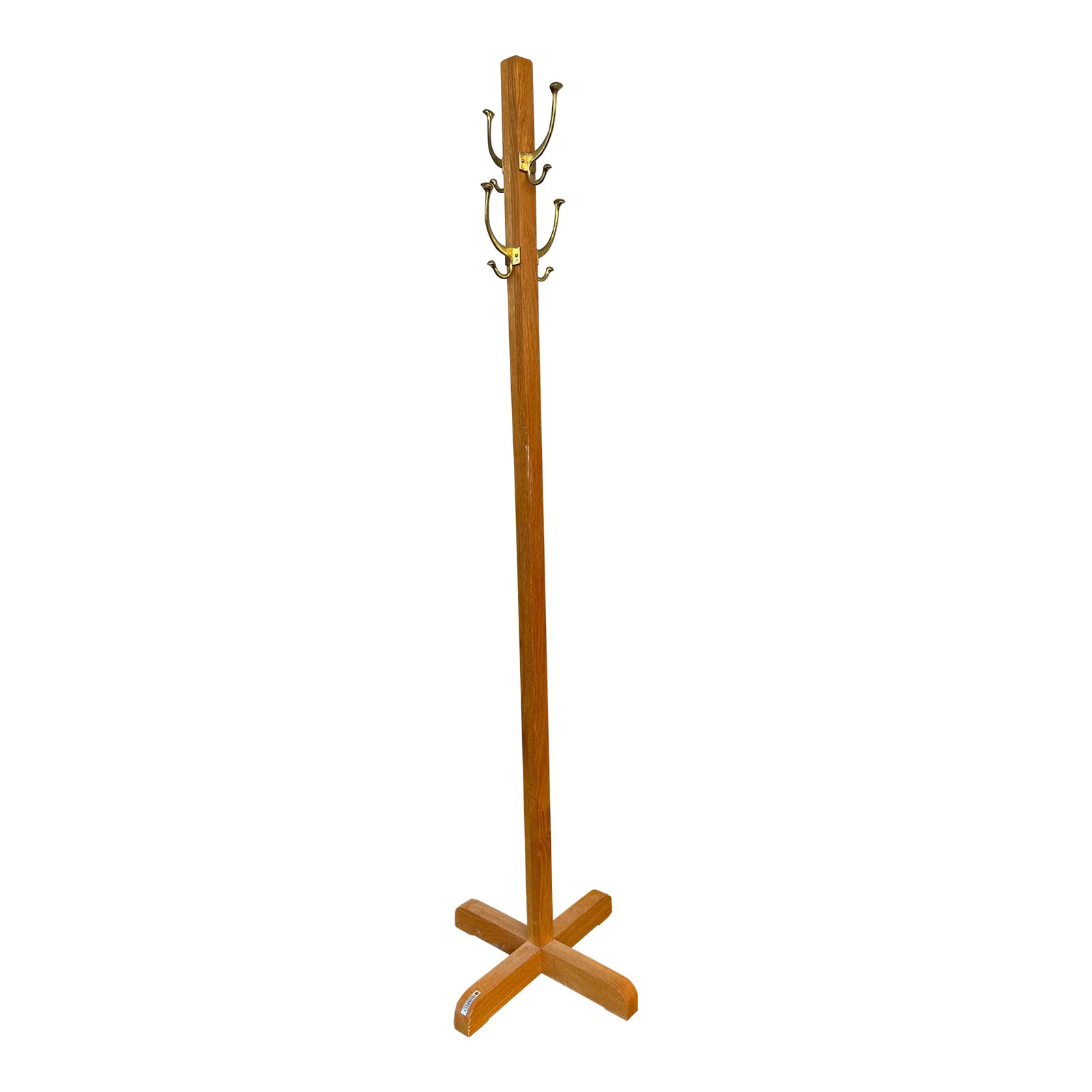 Vintage Mission Style Wood Coat Rack Stand: Mission oak coat rack. Both beautiful and very well made item. Simple design elements which make it special. It is an extremely versatile piece of furniture. Although the original intention of this