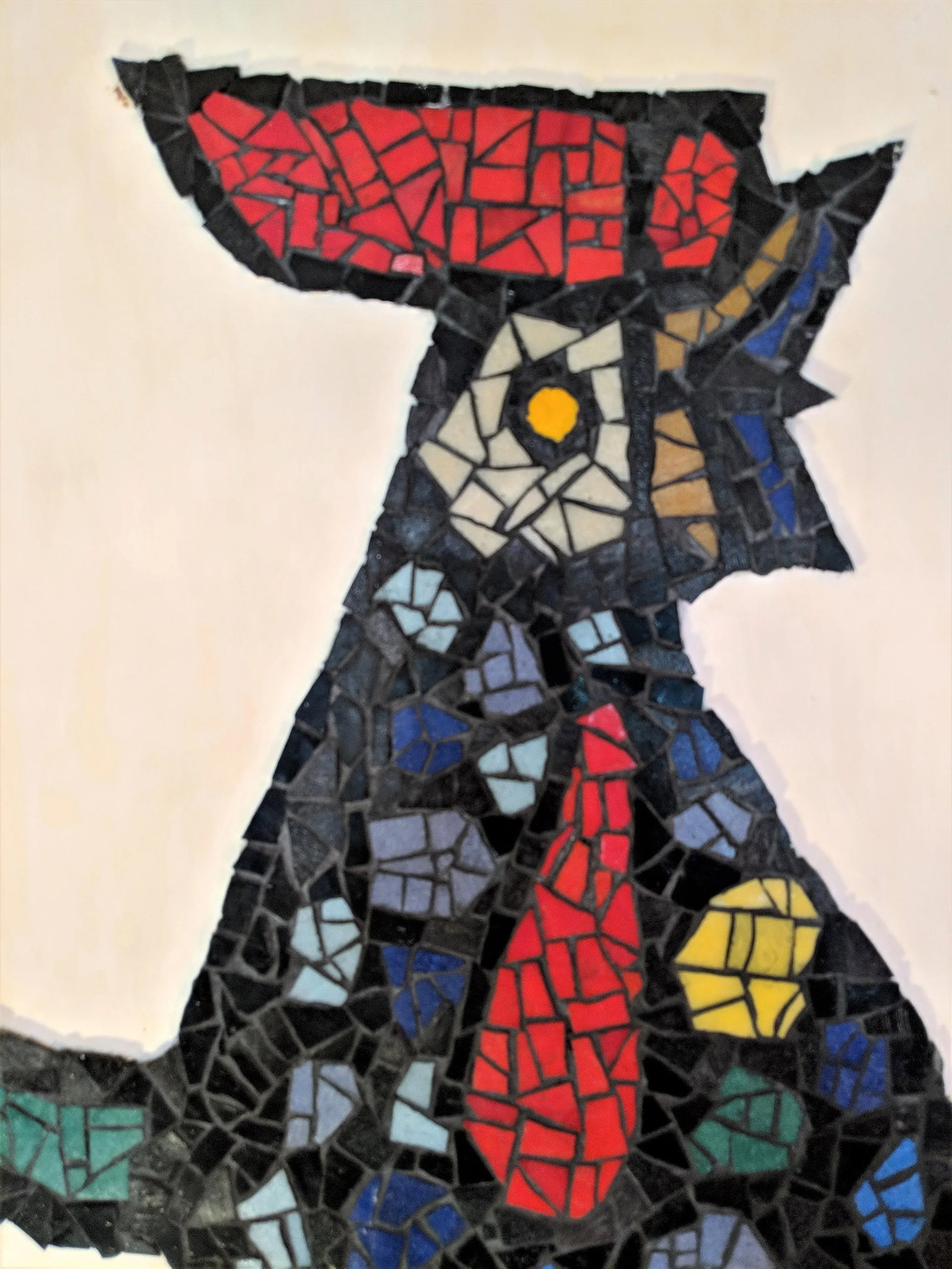 1970s Large Mosaic Rooster Wall Art - 6